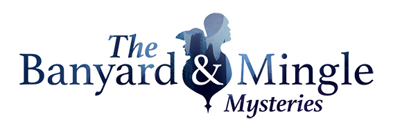 The Banyard and Mingle Mysteries series logo